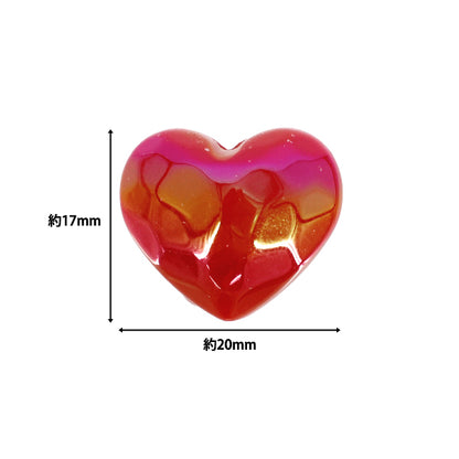 عليةخرز "الأكريليكخرز مزيج القلب ، 10 قطع ، A5025"