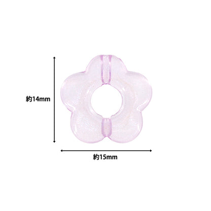 عليةخرز "الأكريليكخرز مزيج الزهور الداخلي ، 30 قطعة A4243"