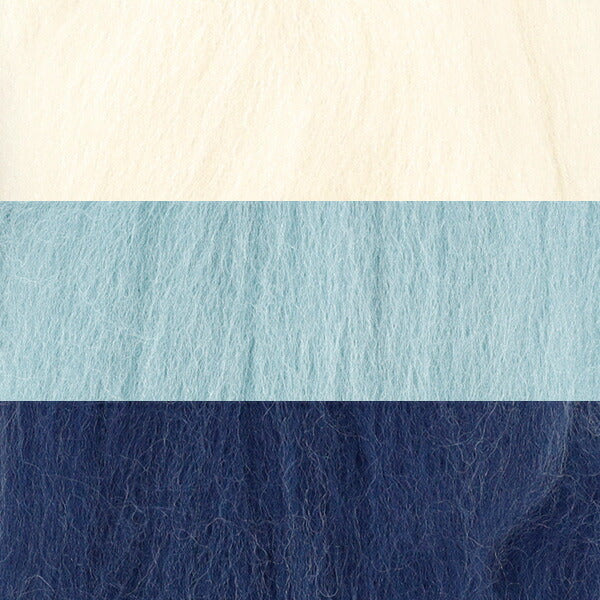 Nadelfilzen "Filz gemacht, ungefähr 5g x 3 Farben Set, Saxophon"