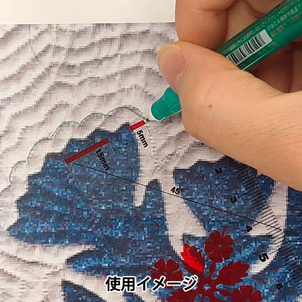 しるし付け 『ハワイアンキルトスケール 赤いハイビスカス 430968