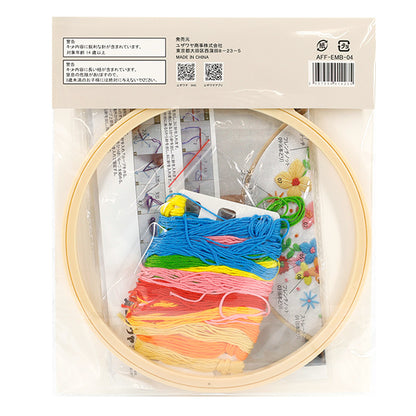 embroidery kit "Enjoy Craft Embroidery Kit Flower Shower AFF-EMB-04" 【YuzawayaOriginal】