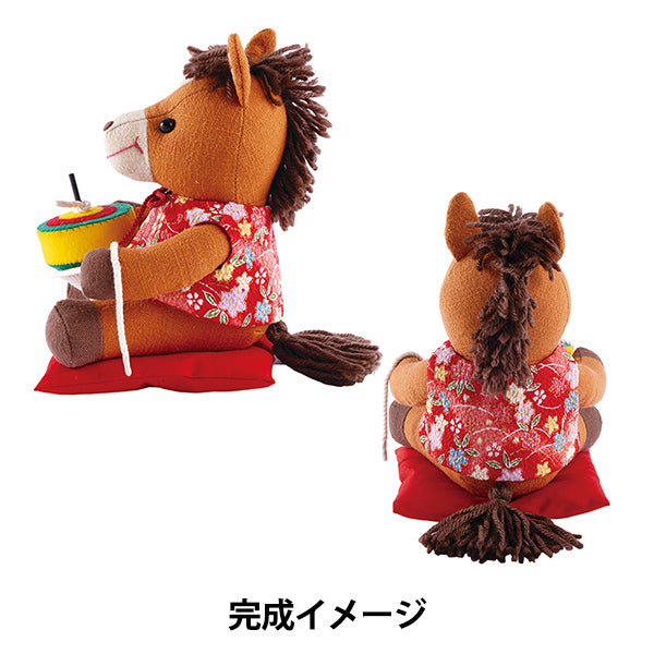 手芸キット 『2026年 干支キット コマとお馬さん PA-821』 Olympus