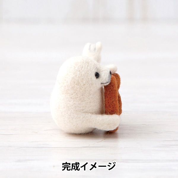 羊毛フェルトキット 『フェルト羊毛でつくる どうぶつとおやつのマスコット アザラシの赤ちゃんとプレッツェル H441-663』 Hamanaka ハマナカ
