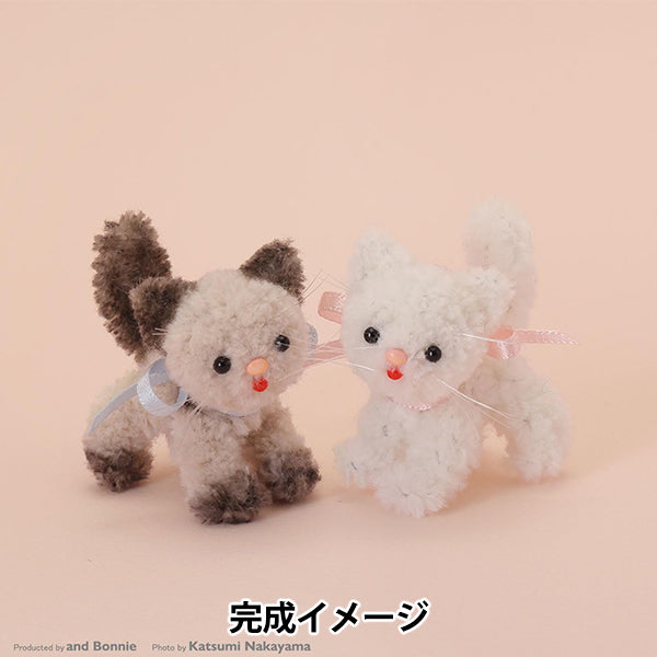 Комплект из ручной работы "Mofumofu Mall Kit Kitty Cat Mofk-10" KIYOHARA