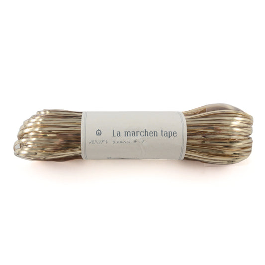 Kunsthandwerk "Lamel Hen Tape 3mm 50m Champagner Gold" in Marcheart Fairy Art