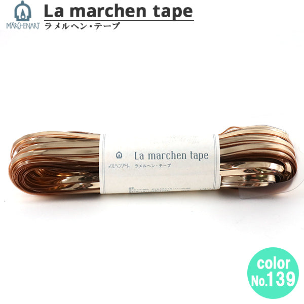 Kunsthandwerk "Lamel Hen Tape 5mm 30m Champagner Gold" in Marcheart Fairy Art