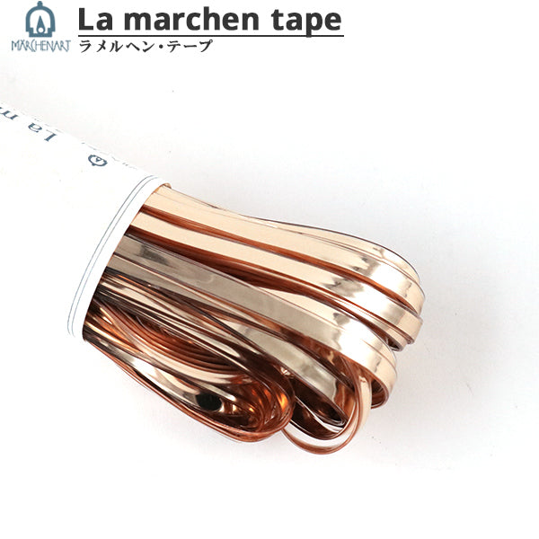 Kunsthandwerk "Lamel Hen Tape 5mm 30m Champagner Gold" in Marcheart Fairy Art