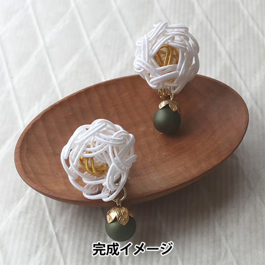 Handicraft kit "Mizuhiki Kit Mizuhiki Girl's camellia white PHC-122-2" PIECE Peace