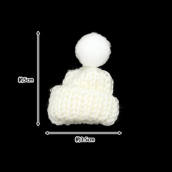 봉제 장난감 의류 "미니 부품 모자 흰색 MRP-62" 에루 베루 엘 버트