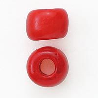 ビーズ 『マクラメグラスビーズ 7mm 赤 AC991』 MARCHENART メルヘンアート