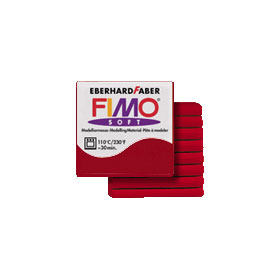 树脂粘土“FIMO SOFT”56g 8020-42曼陀利亚橙色" 多拉帕斯树脂粘土粘土工艺粘土烘箱用粘土