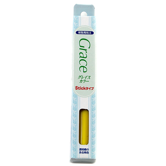 الطين الشبيه بالراتنج "Grace Color (Grace Color Stick) نوع العصا 30 جرام أصفر 8623" Sun Kogyo