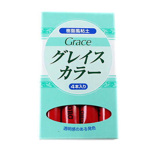 Resina -Style Clay "Grace Color (Grace Color) Red 30g X 4 pezzi 8611" Sun Industries