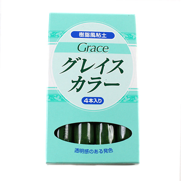 Clay de estilo resina "Color Grace (Grace Color) Verde 30 g x 4 piezas 8614" Sun Industries