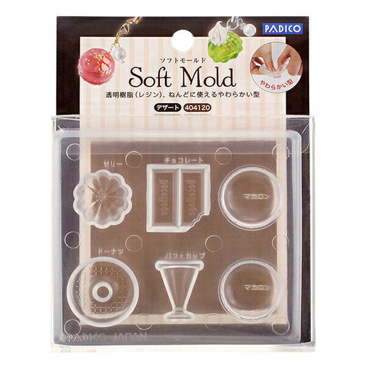 Resin Mold "Soft Mold Dessert 404120" PADICO Pajiko