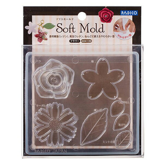 Resin Mold "Soft Mold Flower 404139" PADICO Pajiko