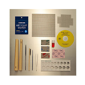 مجموعة الطين "ARTCLAY SILVER Starter Kit صنع الطين الفضي A-188" ART CLAY SILVER Art Clay Silver