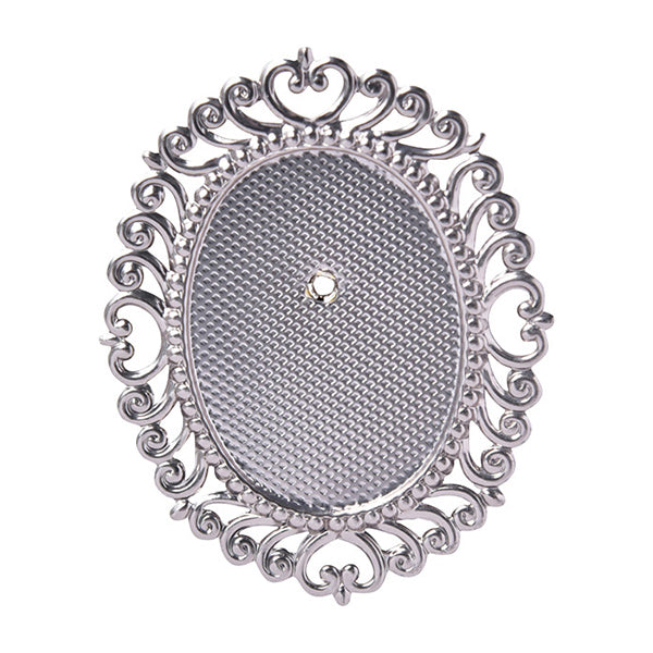 Ferretería artesanal ``Broche fornitura metálica B7 plata 1 pieza 17B0007002"