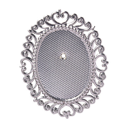 Ferretería artesanal ``Broche fornitura metálica B7 plata 1 pieza 17B0007002"
