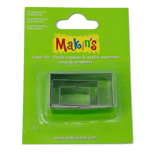 Clean clay resin type "Pulled rectangle large, small, small, 3 pieces set 221" Sun Industries