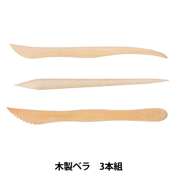 Clay tool "Wooden Bella 3 set 16cm 202725" Padico Pajico