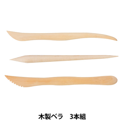 Clay tool "Wooden Bella 3 set 16cm 202725" Padico Pajico