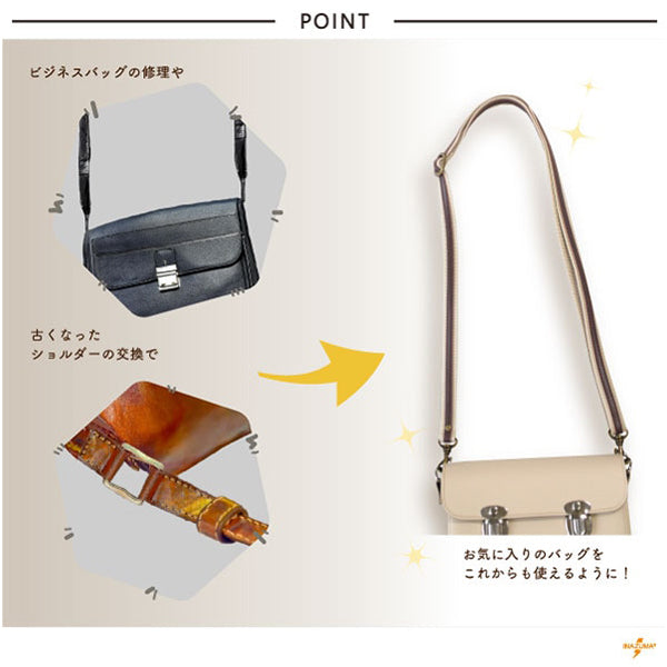 خامة الحقيبة “شريط اكريليك × مقبض كتف جلد صناعي رقم 305 اوك YAT-1417" اينازوما