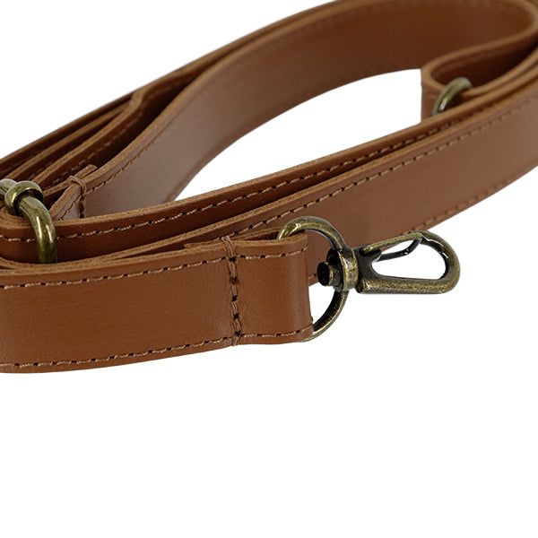 가방 소재 "순정 가죽 숄더 스트랩 약 2 x 150cm 브라운 YLS-2"