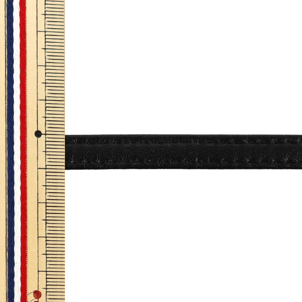 【数量5から】 手芸用テープ 『合皮四折りステッチテープ 約10mm幅 850番色 JTT-G1022』