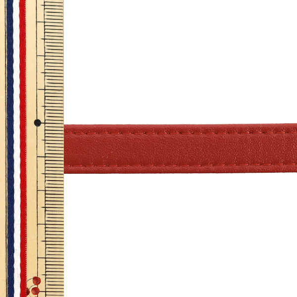 【数量5から】 手芸用テープ 『合皮四折りステッチテープ 約15mm幅 102番色 JTT-G1522』