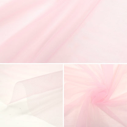 [Dalla quantità 5] tessuto "Costume 20d tulle morbido rosa CST-6200-21PK"