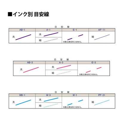 手芸用マーカーペン 『チャコエースツイン 紫+ピンク A-6』