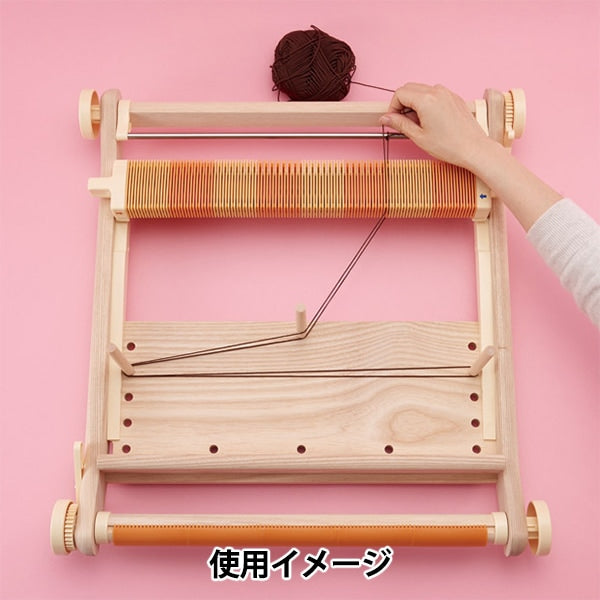 手織りセット 『手織り機 咲きおり 40cm (30羽セット) 57-950』 Clover