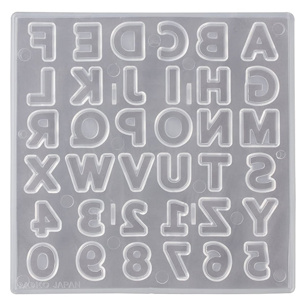 Resin Mold "Soft Mold Alphabet 404117" PADICO Pajiko