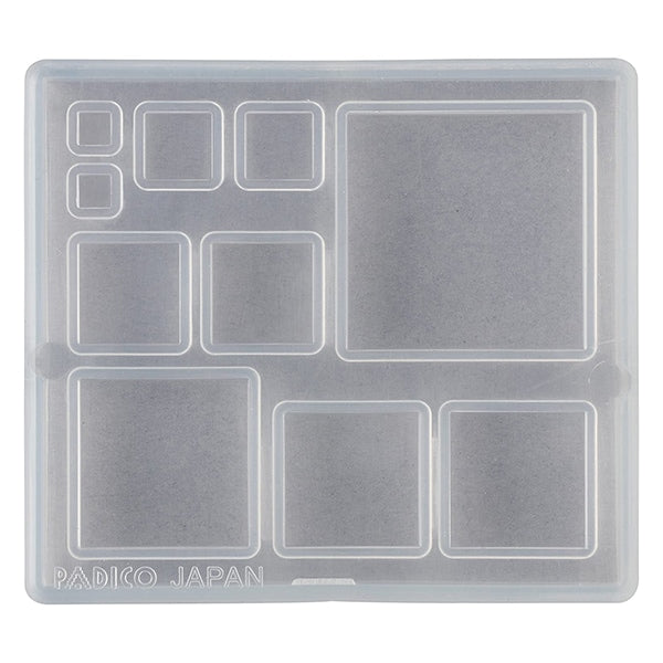 Resin Mold "Soft Mold Square Plate 403051" PADICO Pajiko