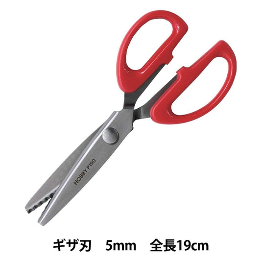 Handcraft Scissor "Pinking scissors hobby giza blade (5mm 19cm) 36-632" Clover