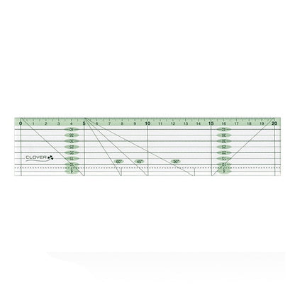 Règle "Patchwork Ruler Line 20cm 57-925" Clover Clover