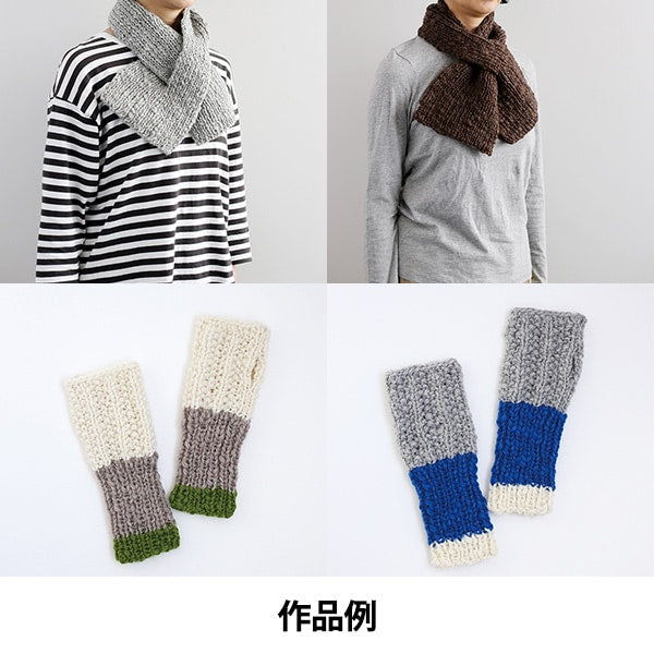 Lana autunnale / inverno "melange slub (lastra melange) 2" daruma dharma yokota