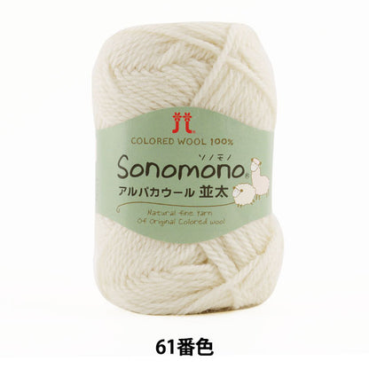 Fall and winterYarn "SONOMONO (Sonomono) AlpacaWool (Natsuta) 61st color] Hamanaka