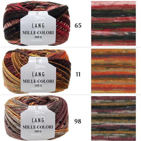 Осень и зимаПряжа "Mille Colori 200g 88th Color " Puppy