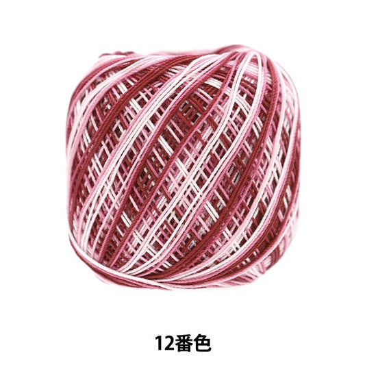 レース糸 『オリムパスレース糸 金票 #40 10g (ボカシ) 12番色』 Olympus オリムパス