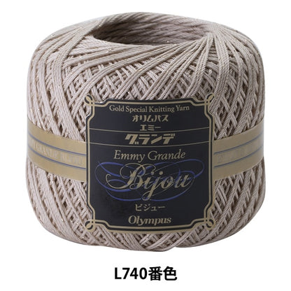 Hilo de ganchillo "Emmy Grande Bijou Gold L740 Color" Olympus