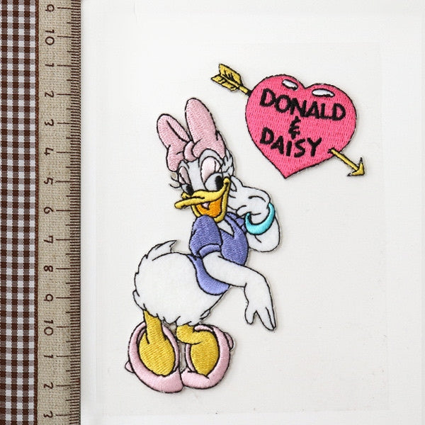 Emblème "Emblème adhésif de fer Donald Duck Daisy Duck D ym-w Daisy" Kokka Kokka