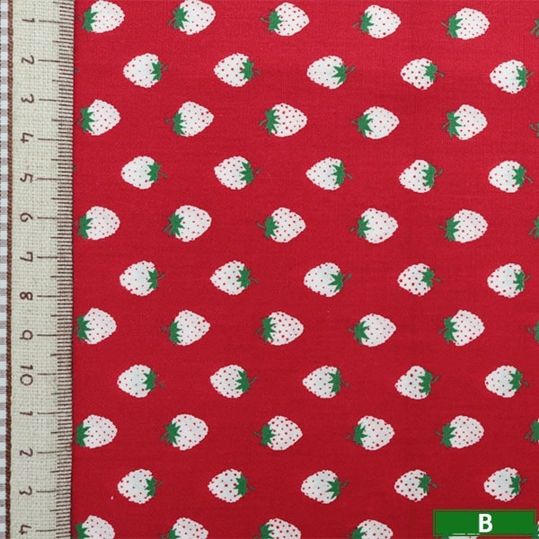 [De la quantité 5] tissu "Collection de maison Coton Strawberry Pattern hc1097s a"