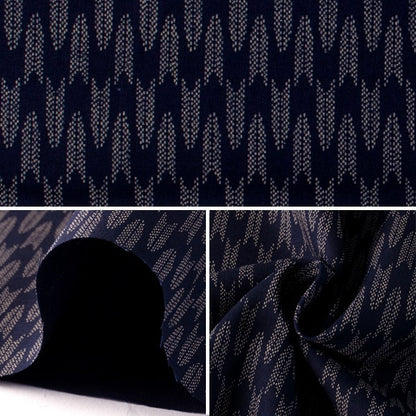 [From quantity 5] Fabric 『FabricYagasasuri pattern Japanese toneSheetingPrint dark blue 88222-6-4]