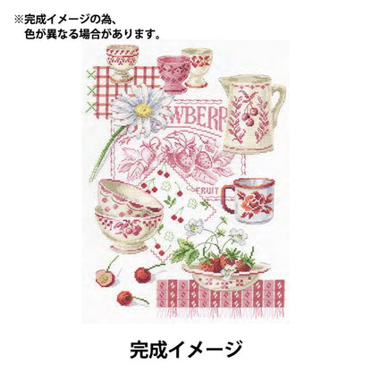 Importiertes Stickerei Kit "Summer Fruit BK768" DMC DMSEA