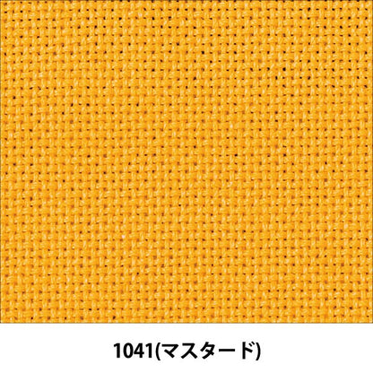 刺繡布料 “對於Kogin刺傷 剪布 第1100號國會18號計數70芥末（1041）] Olympus