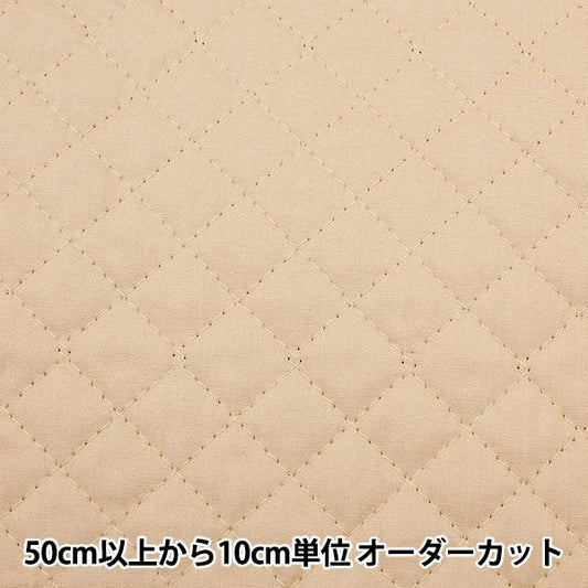 [From quantity 5] Fabric 『SheetingQuilting 72 beige "