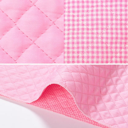 [Aus Menge 5] Stoff "Rebar Quilt (Check) 05 Pink"