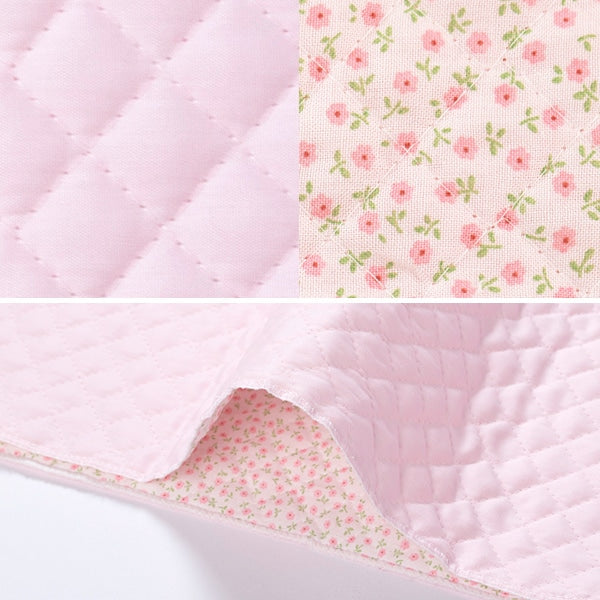 [Dalla quantità 5] tessuto "Quilting fluviale (piccolo fiore) 04 rosa chiaro"